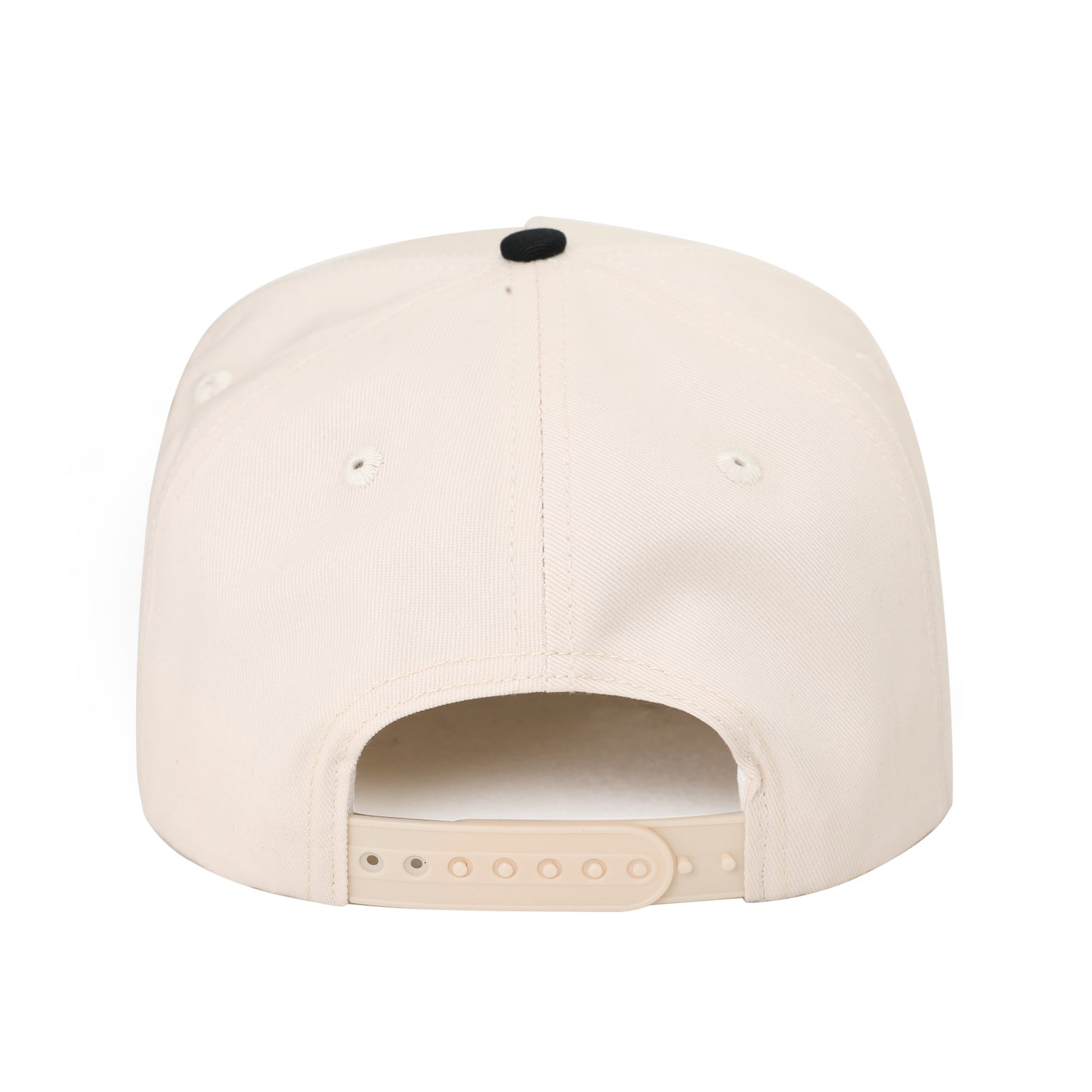Austin Embroidered Hat - Cream/Black