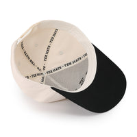 Texas Pride Embroidered Hat - Cream/Black