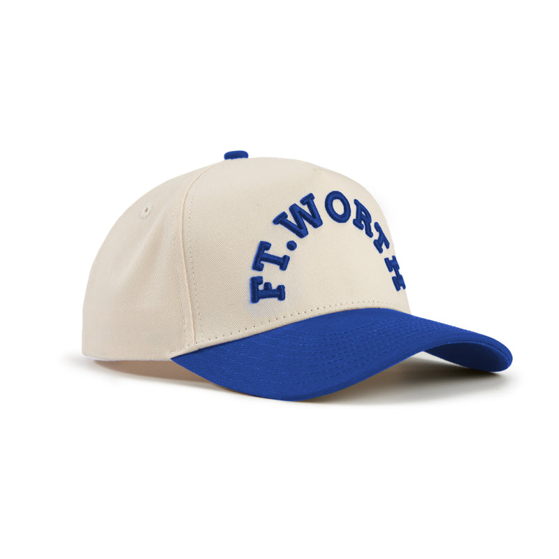 FT. WORTH Curved Hat - Blue