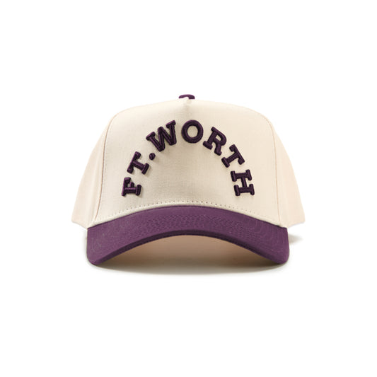 FT. WORTH Curved Hat - Purple