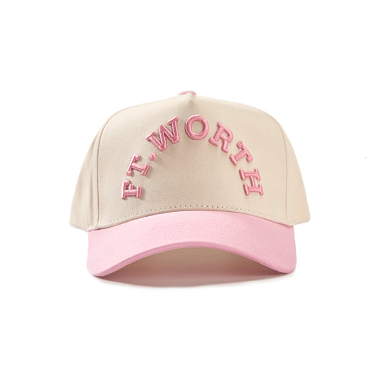 FT. WORTH Curved Hat - Pink