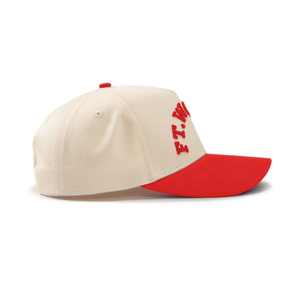 FT. WORTH Curved Hat - Red