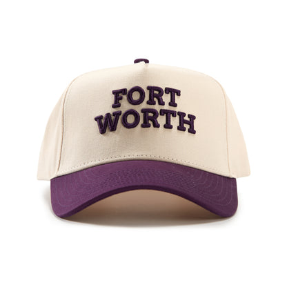 Fort Worth Stacked Hat - Purple